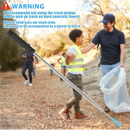 Trash Picker Upper Grabber, 62inch Garbage Picker Upper Tool Heavy Duty for Trash Grabber and Seniors Stainless Steel Tube Reinforcement Durability