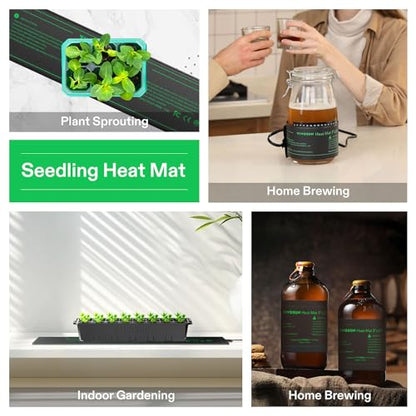 VIVOSUN 3" x 20" Durable Waterproof Seedling Heat Mat - size: 3"x20"