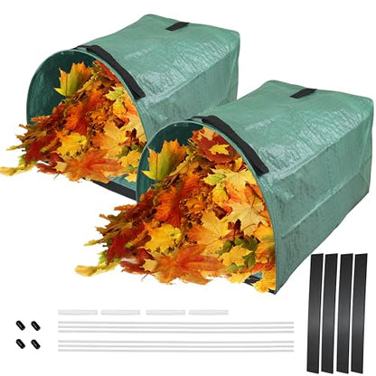 Reusable Leaf Bags 53 Gallon 2 Pack with Wide Opening - size: 1 Count (Pack of 2)