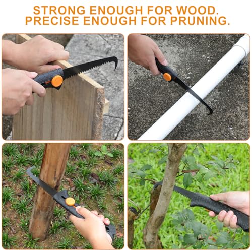 3 Piece Garden Tool Set, Lopper, 360° Grass Shears & Retractable Saw - style: Modern