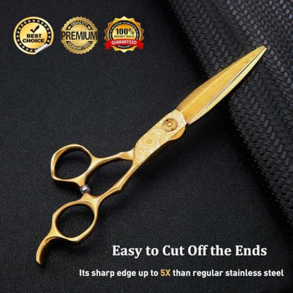 JASON Hair Cutting Scissors Shears - 6" Professional Barber Haircut Shear - size: 6.14