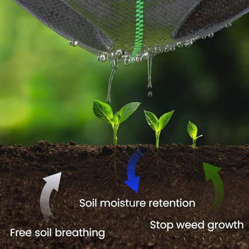 3ft x 50ft Weed Barrier Landscape Fabric Premium Weed Control Fabric Durable Landscaping Fabric Weed Barrier Fabric - size: 3ft x 50ft