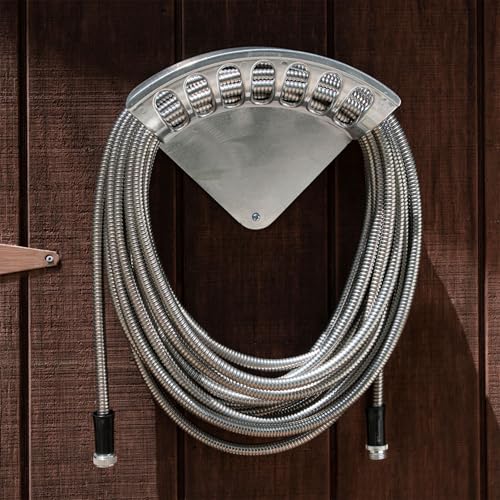 Kings County Tools Hose Reel for Outside, 13” x 5.25” x 9.75” - size: 13-Inch