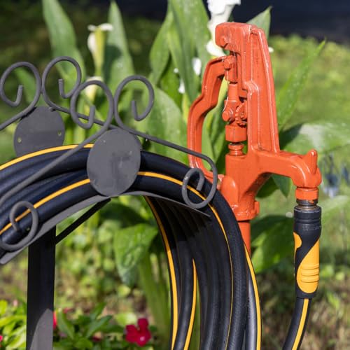 Melnor 88050AMZ XT Fusion Garden Hose 5/8" x 50ft - Durable - Lightweight - Kink-Resistant - Polymer Blend - Black/Orange