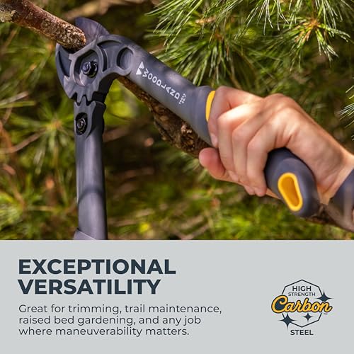 Woodland Tools Duralight Compact Lopper, 16 Inch Anvil Branch Cutter with Gear Assist and Glass-Filled Nylon Handles, Lightweight Tree Pruner for Dry Branches, Tight Spaces, and Everyday Yard Work - style: Duralight Compact Lopper