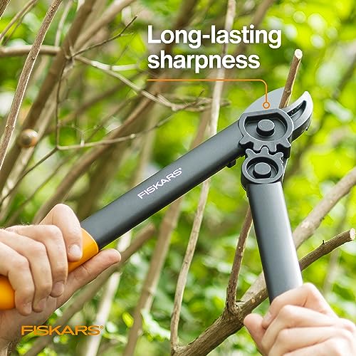 Fiskars 15” PowerGear Garden Anvil Loppers, Tree Trimmer, 1.25" Cuts - style: 15" PowerGear Anvil