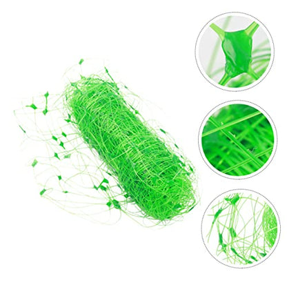 YARNOW Plant Climbing Net Green, Trellis Netting for Climbing Plants Vegetables Fruits, Ideal for Outdoor Vertical Horizontal Use