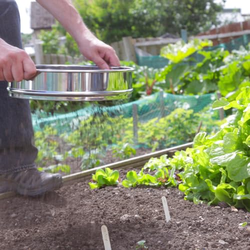 Spear & Jackson Riddle Steel Frame Garden Riddle/Sieve - size: 31.5x31.5x7 cm