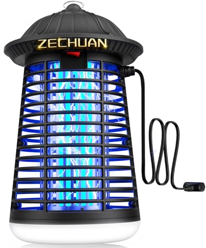Bug Zapper Indoor Outdoor, Plug‑in Electric Mosquito Insect Killer Lantern