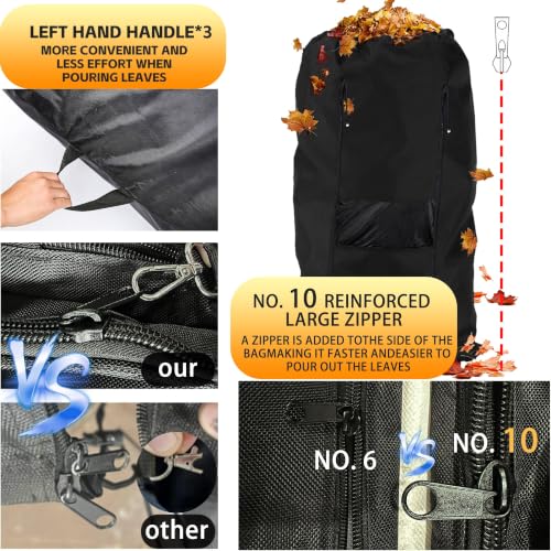 1680D Anti-Tear Lawn Tractor Leaf Bag for Riding Lawn Mower Waterproof