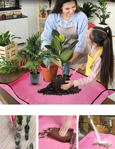 Portable Foldable Oxford Mat Transplant Pad, 19.68"