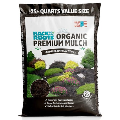 Back to the Roots 25.7qt (1 Cubic ft) Organic Premium Mulch - size: 25.7 quart, style: Mulch