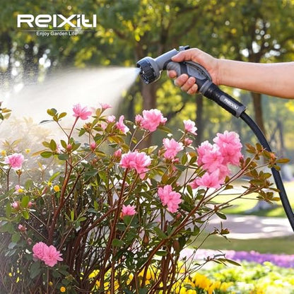 Relxitl Garden Hose, Ultra Lightweight Water Hose 50FT - color: Black, size: 50FT