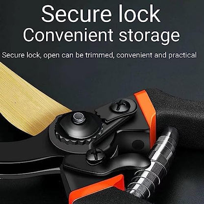Heavy Duty Bypass Pruning Shears Gardening Manual Pruning Shears Plant Shears Flower Shears Best Gardening Shears, Tree Pruners Cutting Branches Hedges Shrubs and Bushes Ideal Tool Easy to Prune