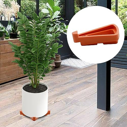 24Pcs Pot Feet for Outdoor Planters Plant Pot Feet Flower Pot Foot Pads Flower Pot Risers for Outdoor Indoor Garden Plants Breathable Moisture-Proof