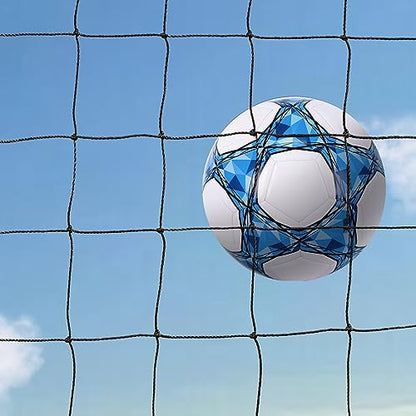 Ball Stop System - Soccer Backstop Net, Heavy Duty, High Impact, Practice Barrier - size: Movable - 4 inch Net, style: 10FT X 10FT