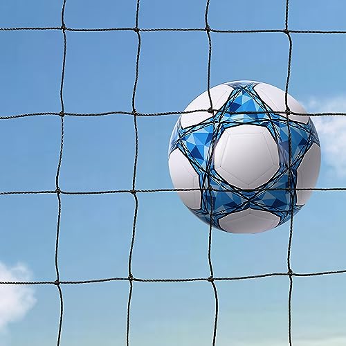 Ball Stop System - Soccer Backstop Net, Heavy Duty, High Impact, Practice Barrier - size: Movable - 4 inch Net, style: 20FT X 10FT