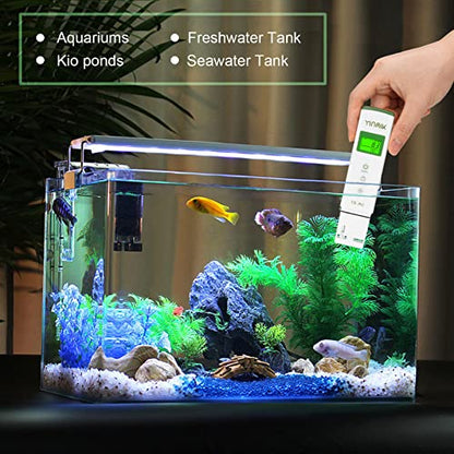YKMINK YK-P01 pH Tester, Digital pH Meter for Water,pH Temp Meter with ATC - color: Green pH Tester