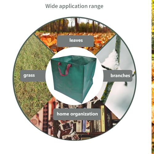 Reusable Garden Waste Bags (4 Pack) Large 125L Self-Standing Yard Bags - color: 4 Pack