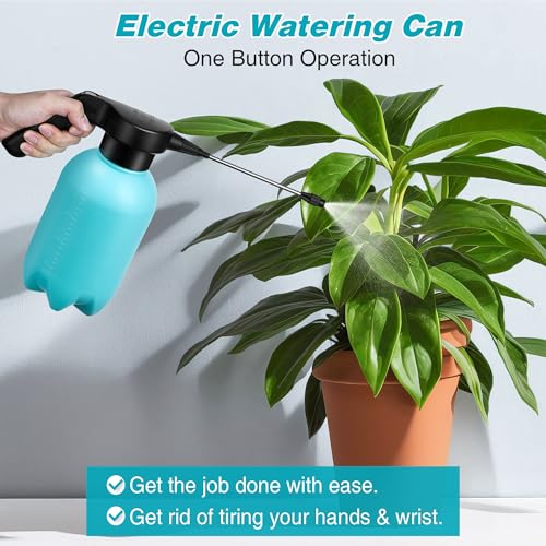 0.5 Gallon Electric Spray Bottle Plant Mister Blue Style - style: Blue Style