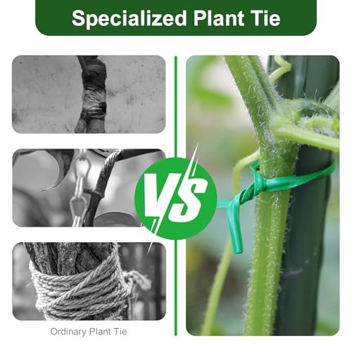 328FT Garden Twist Tie Wire with Cutter, Rustproof for Plants & Home Use - size: 328