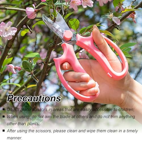 4 PCS Stainless Steel Garden Flower Scissors, Stems, Fruit Picking Trimming