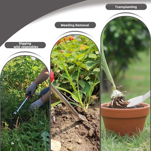 Weed Puller Tool, Dandelion Weeder Puller Tool with Soft Handle