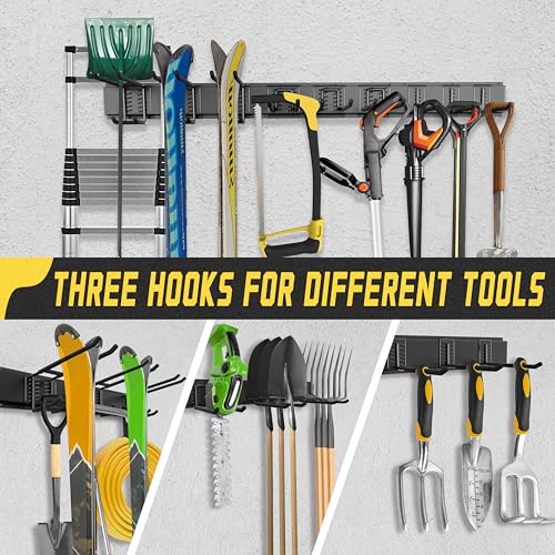 klasit Garage Wall Organizer,15Pack Carries 675 lbs,Garden Tool Organizer - size: 49.5"15Pack