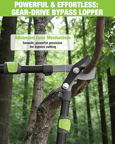 WORKPRO Extendable Bypass Lopper for Gardening, 25-37" Branch Cutter - size: 1PC- 25"-37" Lopper