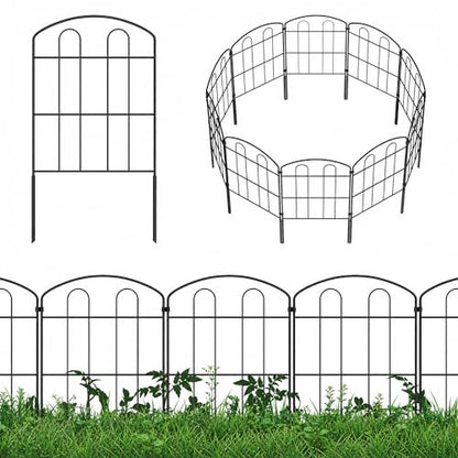 CADUKE 20 Pack Garden Fence Border, 24in x 22ft