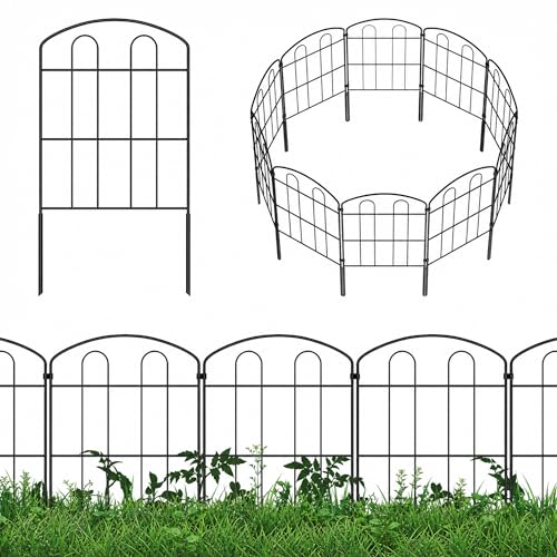 CADUKE 20 Pack Garden Fence Border, 24in x 22ft