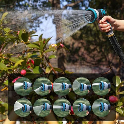 Garden Hose 25FT Lightweight Kink-Free Thick Grip Outdoor - color: Black, size: 25FT