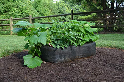 3ft X 3ft Victory 8 EZ-GRO MD SQ Raised Bed AeroFlow Proprietary Fabric Grow Your OWN No Assembly - size: 3x3 Feet