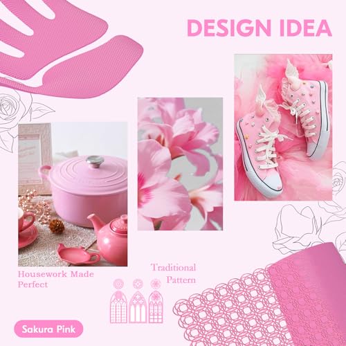 Vgo... Household Cleaning Gloves,Double-layer,Lined Dishwashing Gloves,Long Sleeves for Kitchen,Bathroom Cleaning(TP1117) - color: Pink, size: X-Small(Pack of 1)