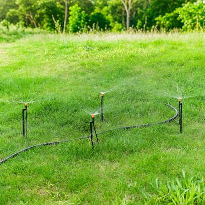 180 Degree Drip Irrigation Sprinkler Heads with 12 Inch Stakes 20 Set - size: 20 Set 180° Drip Emitters