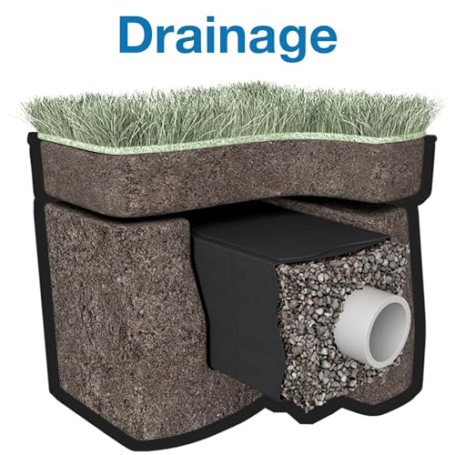 Non Woven Geotextile Fabric, 4ft x 100ft 4oz BE&ST for Landscape Projects, French Drains, Retaining Walls, Underlayment, Drainage, PROF Industrial Fabric, Tensile strength - 450 N; Load limit - 1500 N - size: 4'x100'