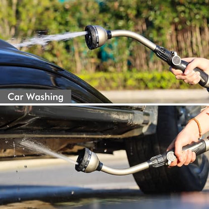 RESTMO Watering Wand Heavy Duty, 15-Inch Long Hose Nozzle Sprayer - color: Bronze