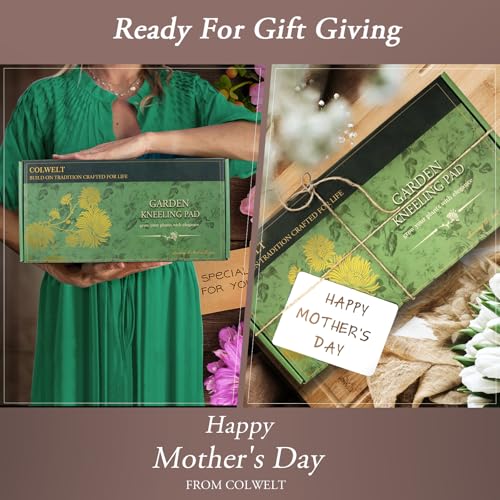 Colwelt Garden Kneeling Pad &Gardening Apron Set, Gardening Gifts for Women