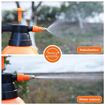 Garden Pump Sprayer 68oz/0.5Gallon Hand-held Orange-2Pcs FKM Gasket