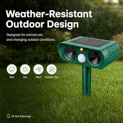 Deer Repellent Devices,2026 Cat Deterrent Outdoor with Motion Sensor 1 Pack