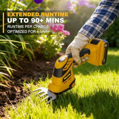 Cordless Hedge Trimmer & Grass Shear for DeWALT 20V (Bare Tool)