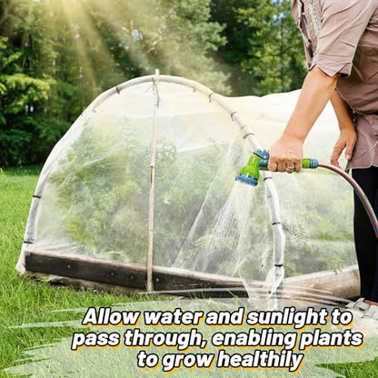 Alphatool 10x33ft Large Garden Netting, Ultra Fine Mesh Plant Covers - size: 10 x 33 ft