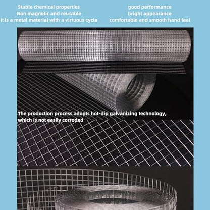 19 Gauge Galvanized Hardware Cloth, Welded Wire Metal Roll Chicken Fence Wire Mesh Screen Roll, Garden Rabbit Fencing, Snake Fence, Chicken Gopher Racoons (1/2 Inch-16Inch x 20Ft) - size: 1/2 Inch-16Inch x 20Ft