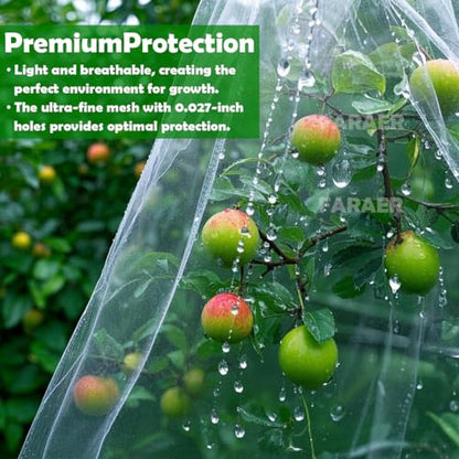 Garden Netting for Raised Beds, 4x10ft Insect Netting - size: 4x10ft Reinforced Netting