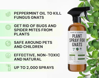 Kate's Garden Plant Spray for Insects & Getting Rid of Gnats (16oz)