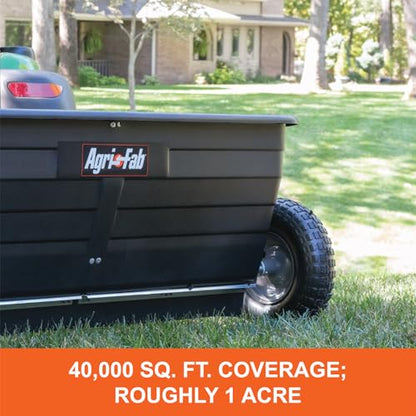 Agri-Fab Tow Behind Lawn and Garden Drop Spreader for Seed, Fertilizer, Salt and Ice Melt, 175 lb Capacity with 42 In Spread Width - style: 175 lb. Tow-Behind Drop Spreader