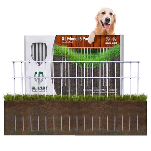 Dig Defence Original Animal Barrier Garden Fence, X-Large, 5 Pack - size: 5 Count