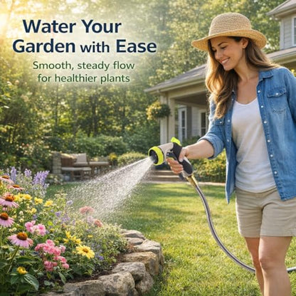Short Metal Garden Hose 10 ft – 304 Stainless Steel Water Hose Leader, Flexible Hose Extension, Small Lightweight Hose Extender,No Kink Outdoor Hose (10 ft) - size: 10 Feet