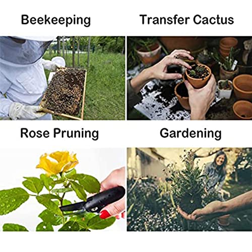 Luwint Leather Long Garden Gloves, Thorn Proof Rose Pruning Elbow Length Gardening Gloves for Men and Women, 1 Pair - size: XX-Large