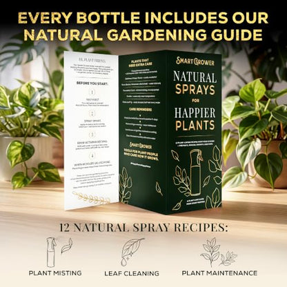 Plant Mister Spray Bottle for Indoor Plants With Plant Care Guide - color: Lavender Garden